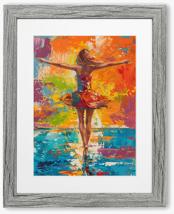 Dancing Through a Storm of Color - Wall Essentials Jamaica